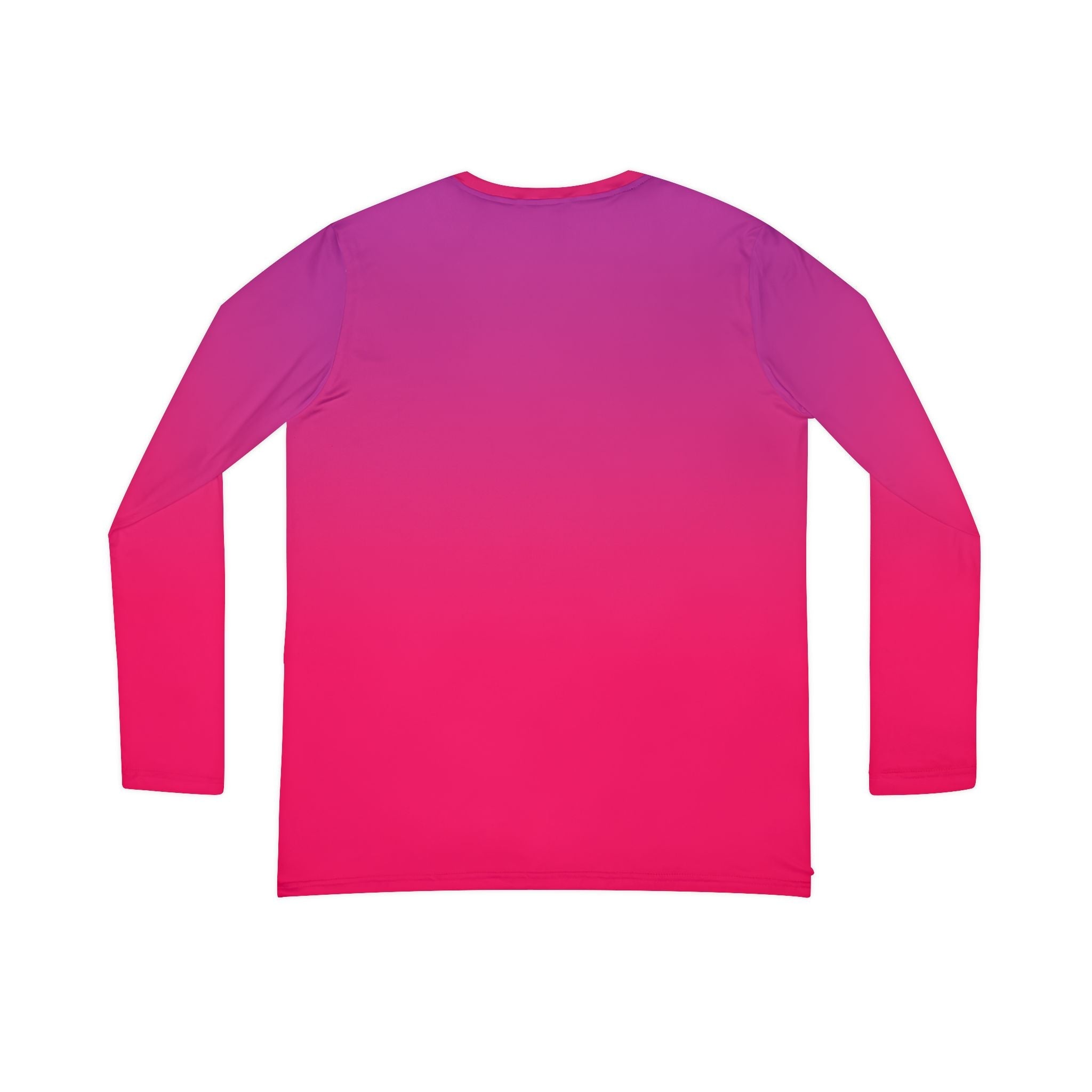 Women's V - Neck Long Sleeve Shirt - Gradient Pink All - Over Print - Raven Quest Apparel